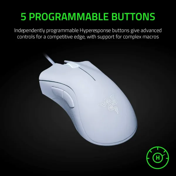 Razer DeathAdder Essential Blanc