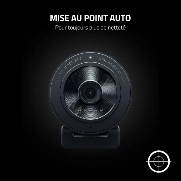 Webcam Razer Kiyo X est dotée de l'auto focus