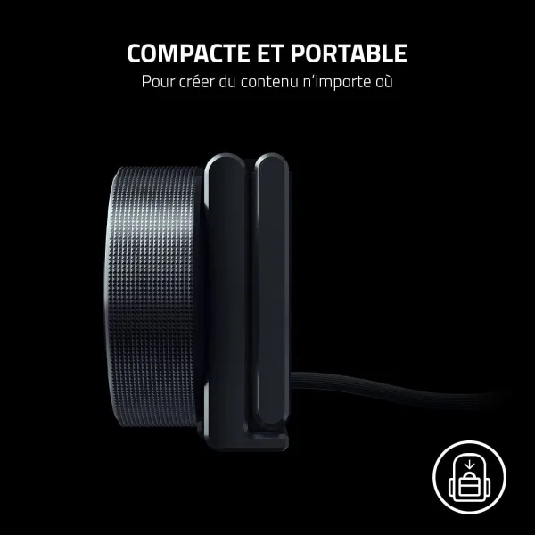 Webcam Razer Kiyo X est compacte & portable